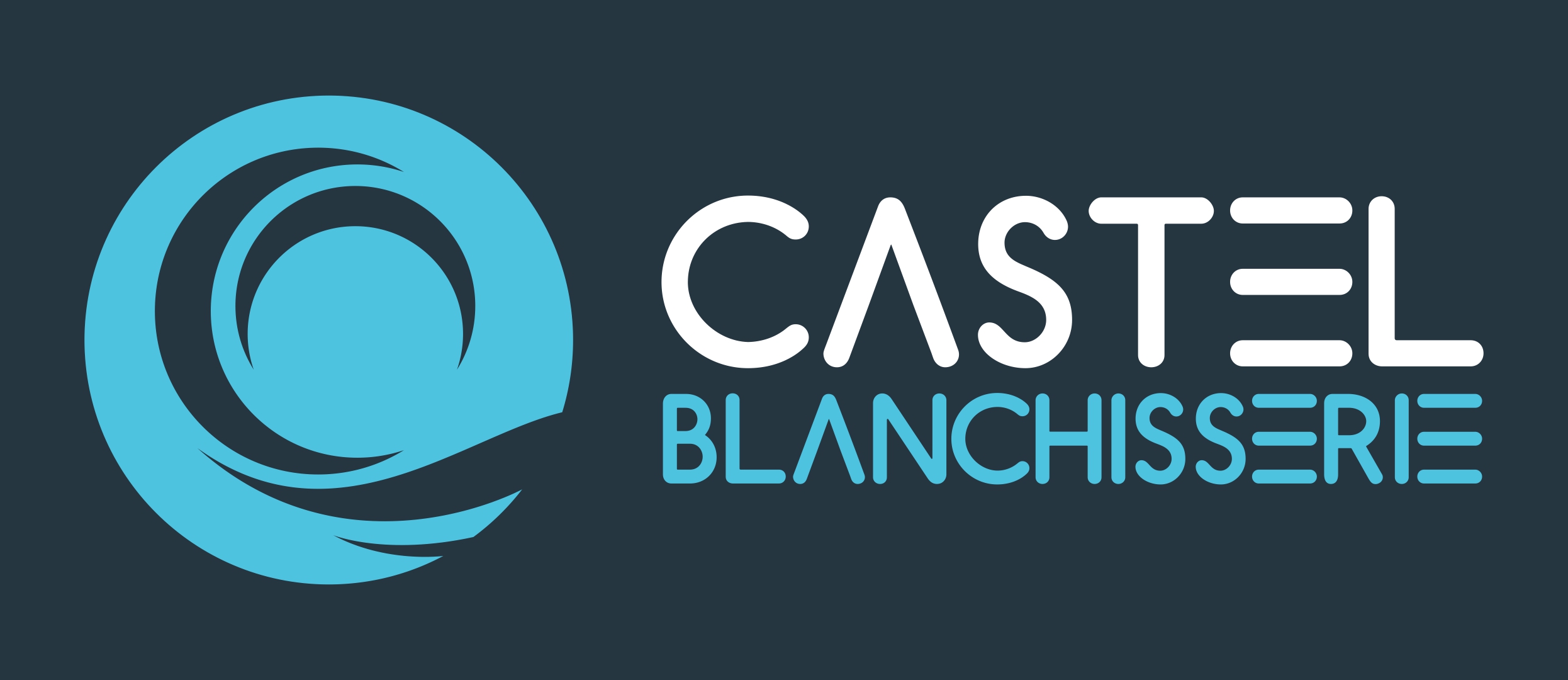 CASTEL_BLANCHISSERIE-Logo Horizontal-Fondnoir (002)